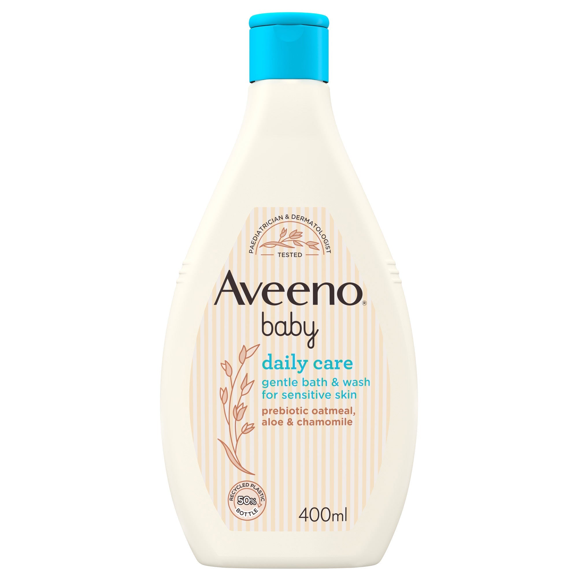 Aveeno Baby Baby Gentle Bath and Wash, White, 400 ml Age- Newborn & Above