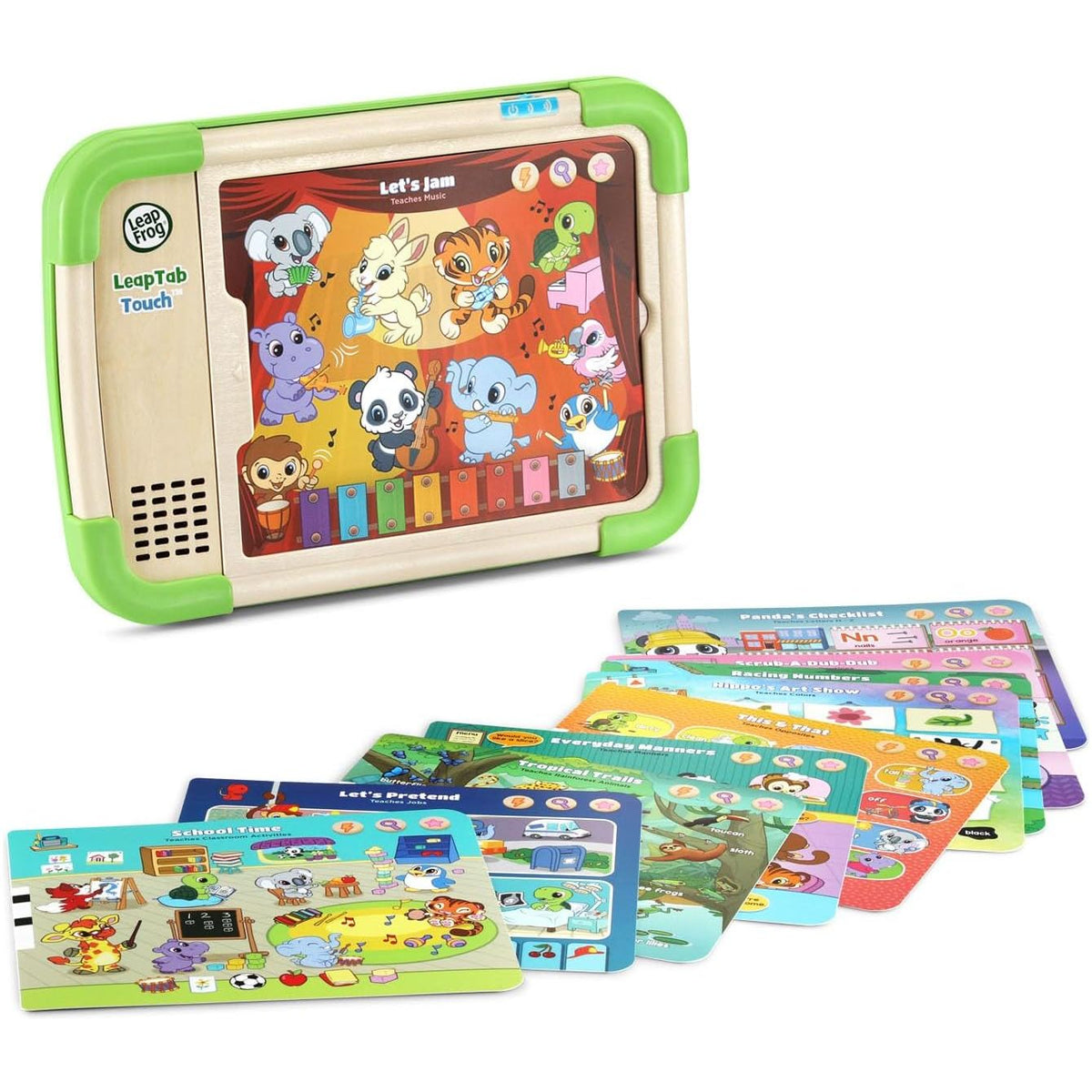 LeapFrog LeapTab Touch Wooden Pad Natural Wood Age- Years