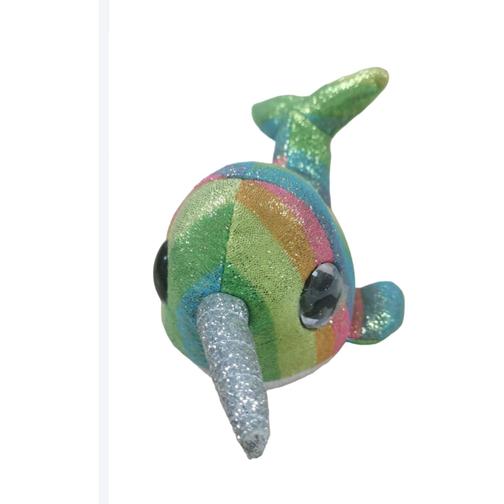 Pibi Cute & Supersoft Rainbow Whale Plush Toy 15 cm Multicolor Age - Newborn & Above