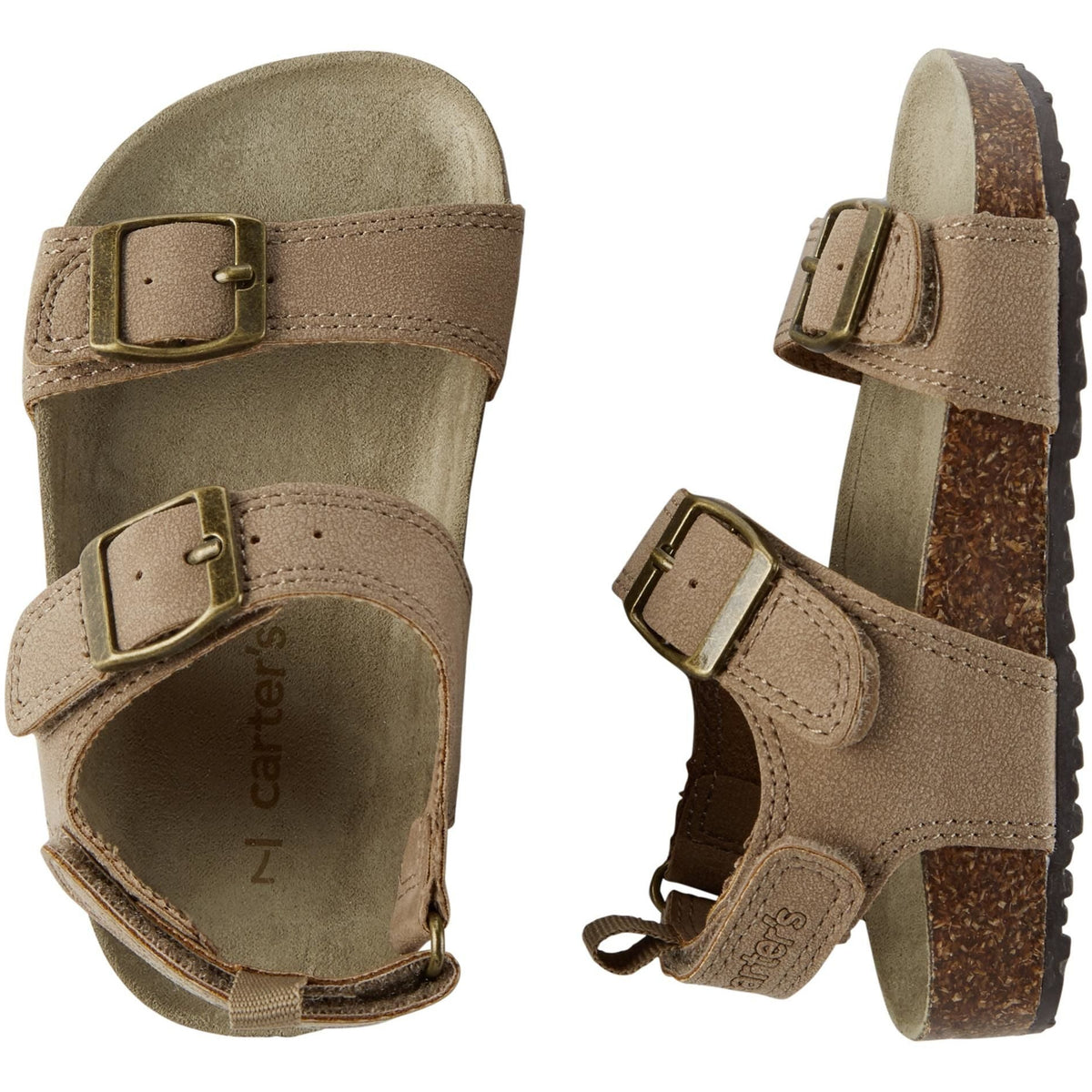 Carter s S20 Cork Sole Sandals Boys CR05893 Peekaboo