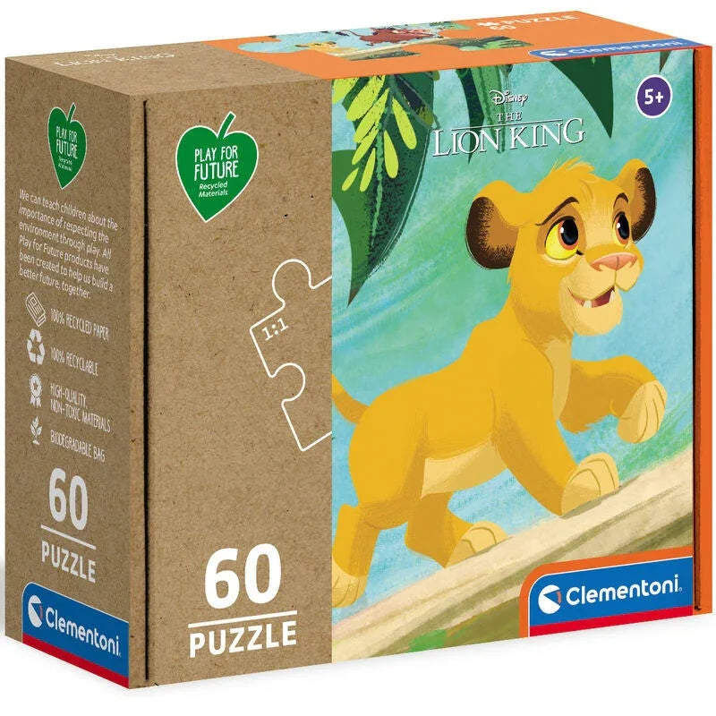 Clementoni Play For Future - Lion King -2020 Puzzle 60 Pieces 5Y ...