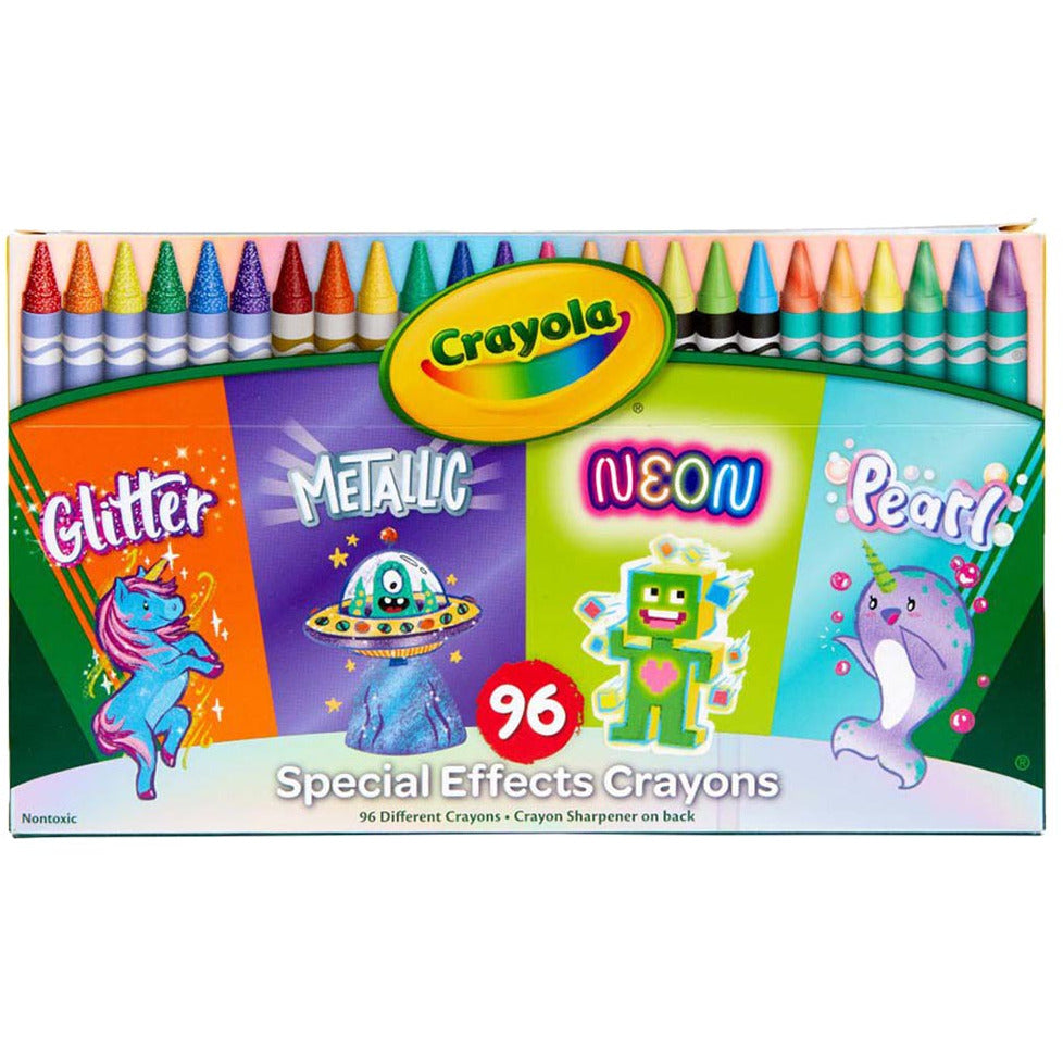 Crayola Special Effects Crayon Set 96 Pieces Age 3 Years & Above Peekaboo