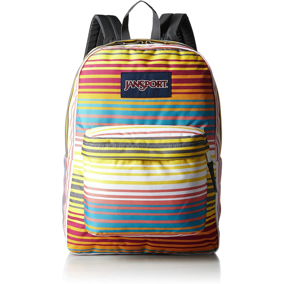 JanSport Classic SuperBreak Backpack, Multi Sunset Stripe Peekaboo