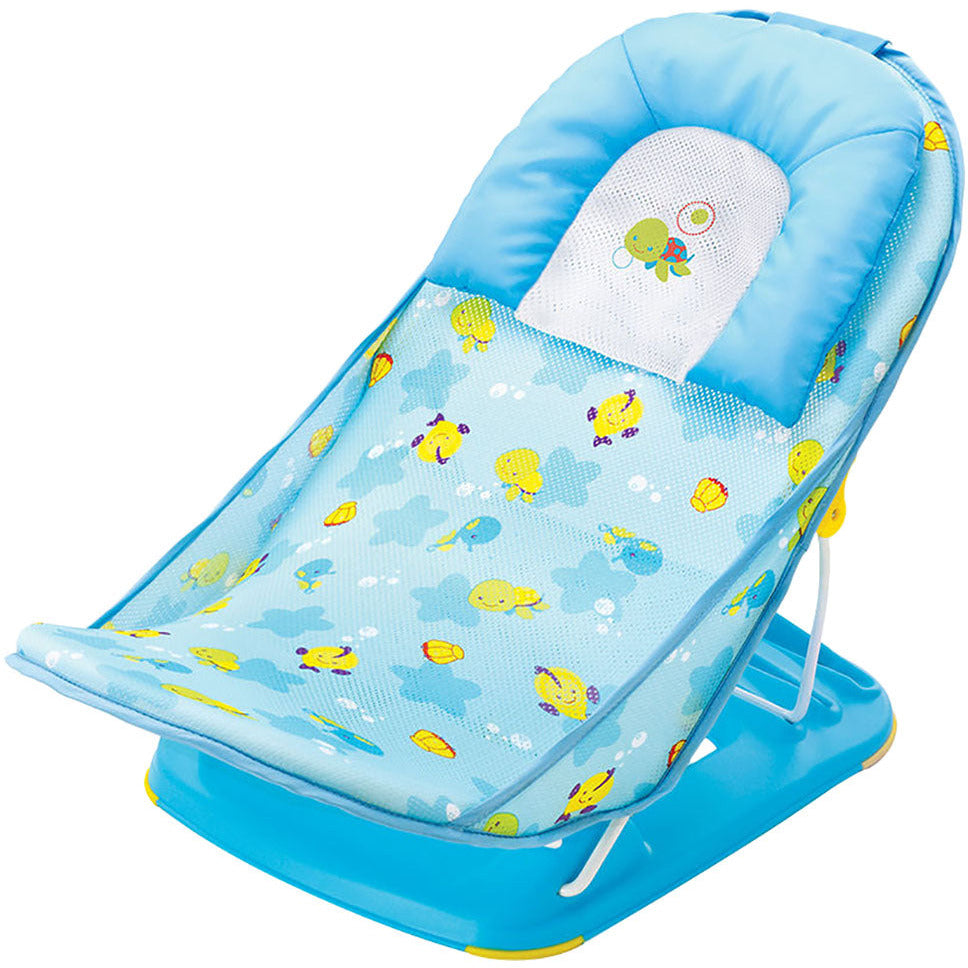 Mastela Baby Bath Seat Chair For Newborn 6+ Month Blue Peekaboo
