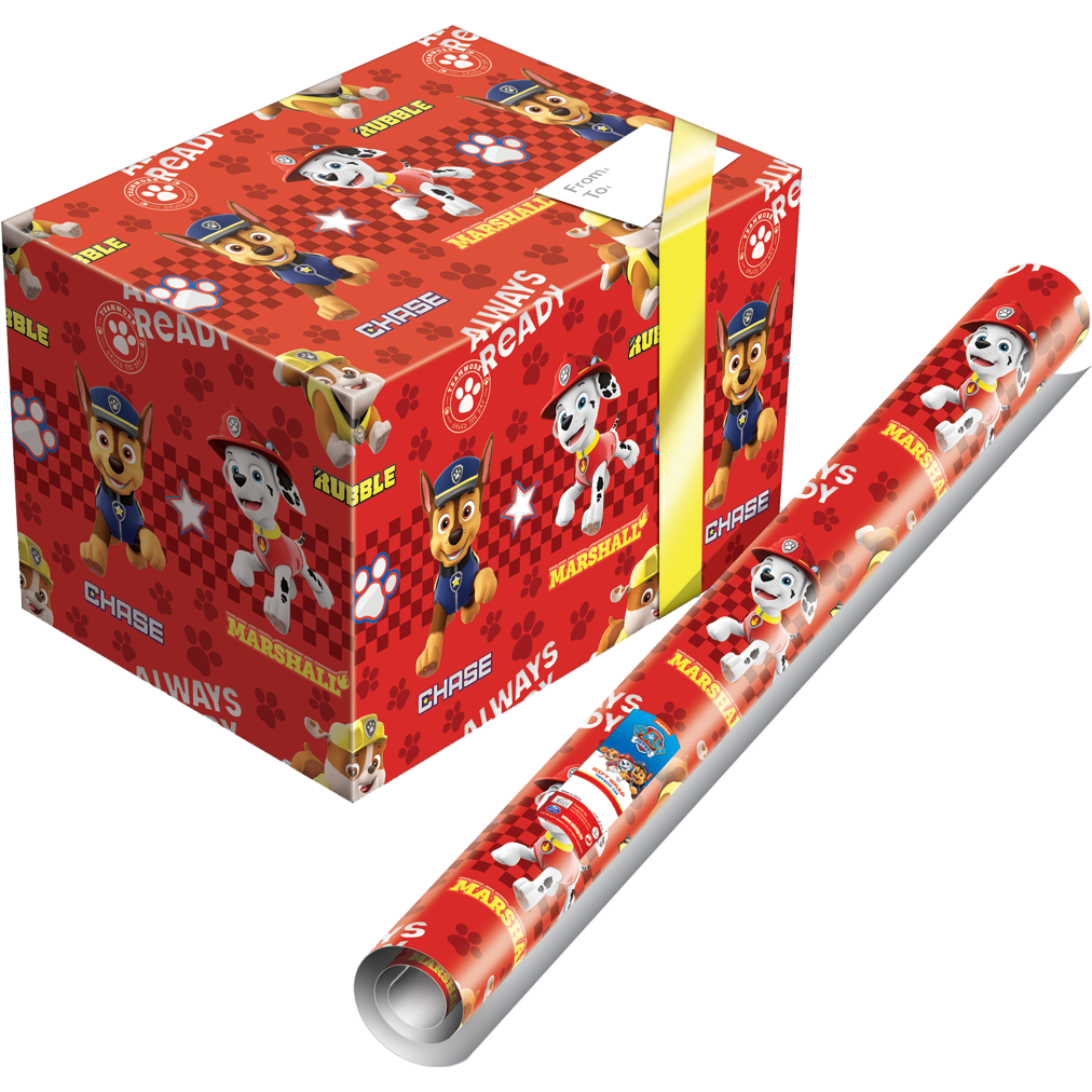 Paw Patrol Gift Wrapping PaperAge 3 Years & Above Peekaboo