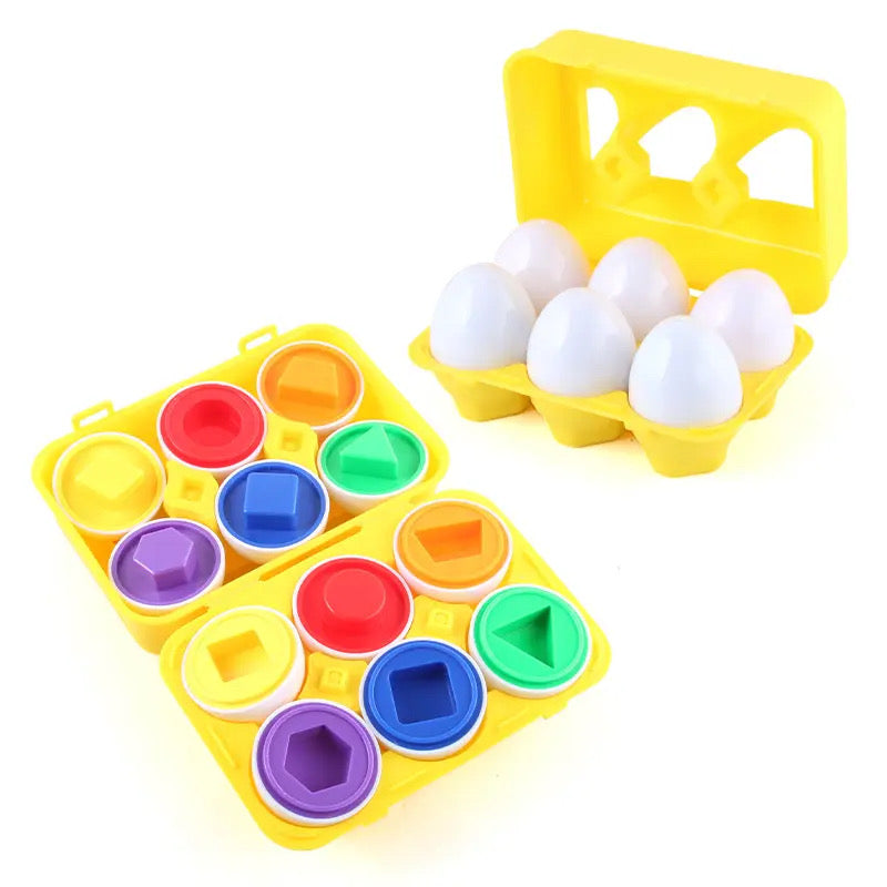 Pibi Match & Count Eggs Multicolor 6 Pieces Yellow Age- 2 Years & Above