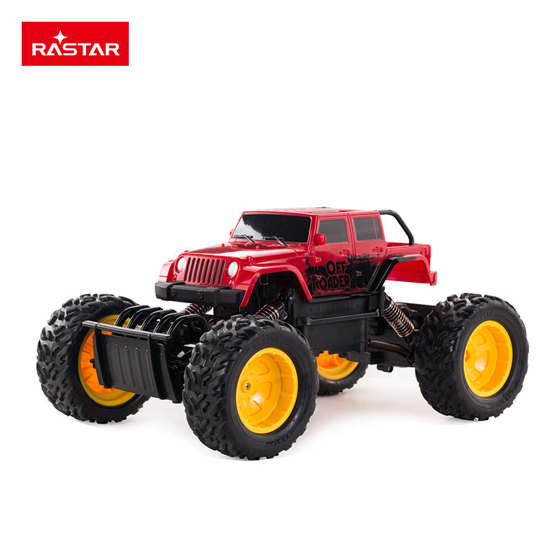 Rastar Off-Roader R/C 1:18 Remote Control Truck Red Age- 4 Years & Above