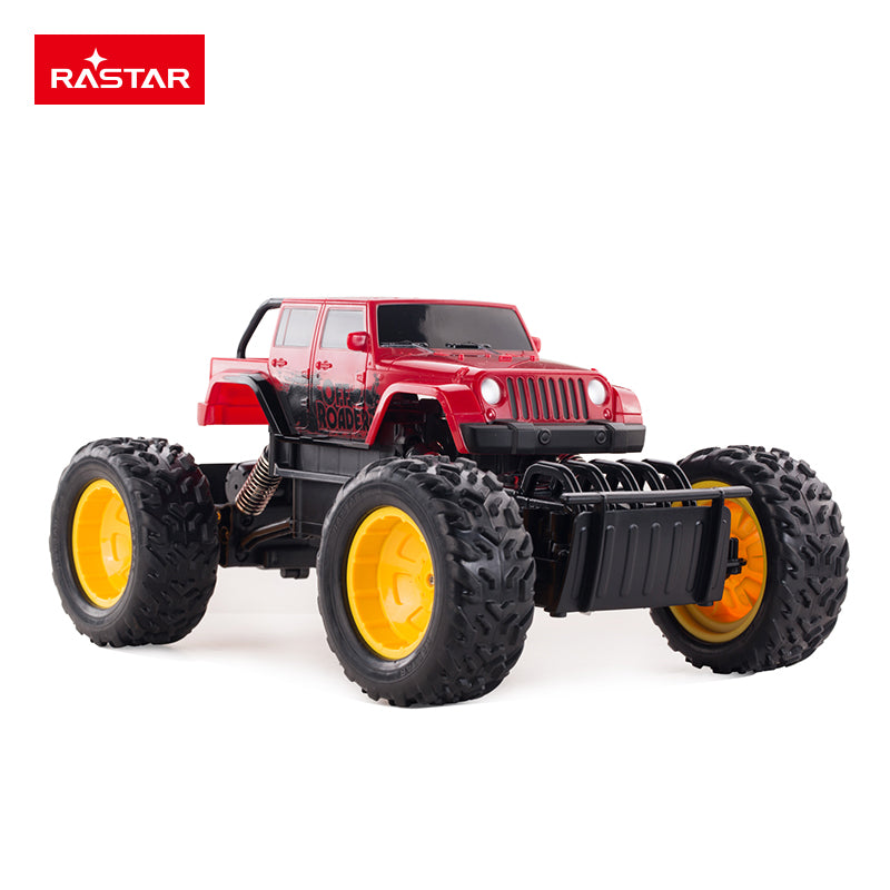  Rastar Off-Roader R/C 1:18 Remote Control Truck Red Age- 4 Years & Above