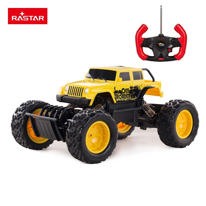  Rastar Off-Roader R/C 1:18 Remote Control Truck Yellow  Age- 4 Years & Above