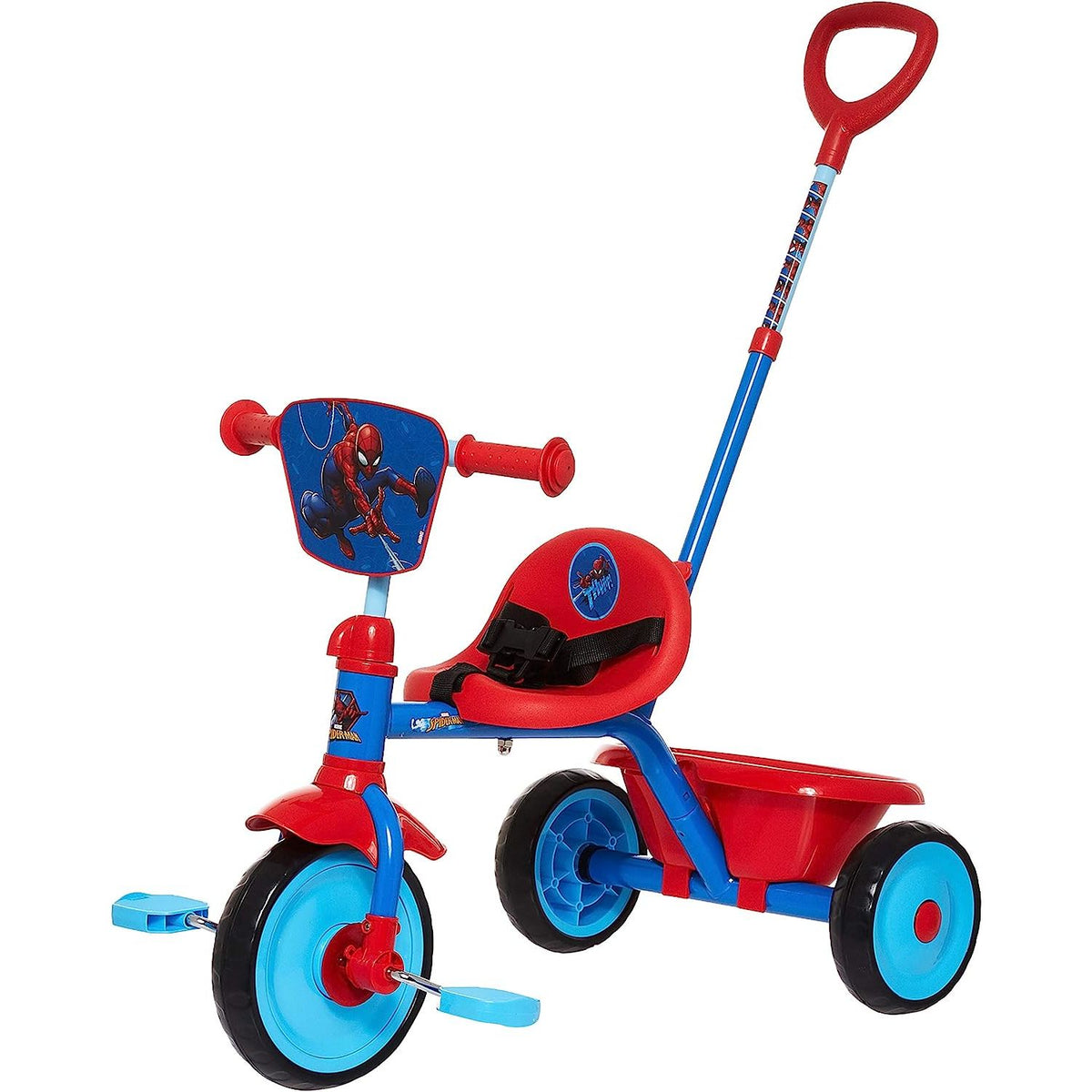 Spiderman Trike With Push Handle Red Age 6 Months Above Peekaboo