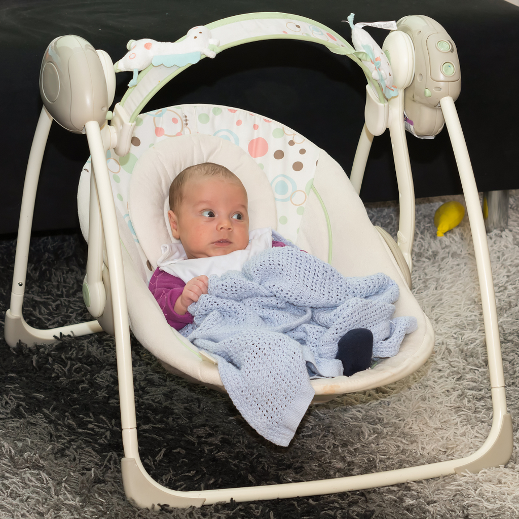 How long can a baby be in a swing?