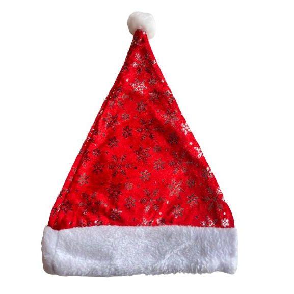Pibi Santa Hat Solid Red/White-Assorted