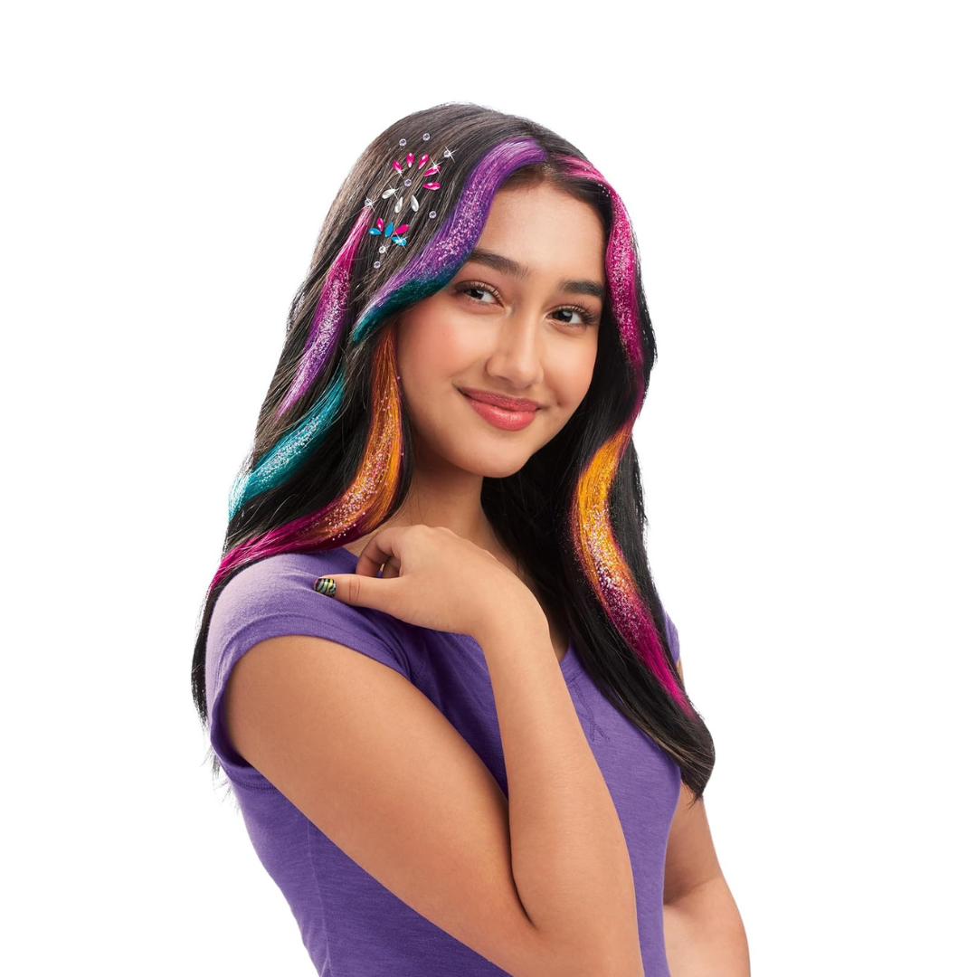 Shimmer 'n Sparkle Color FX Hair Extension Studio Multicolor Age-8 Years & Above
