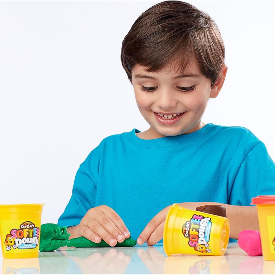 Softee Dough 5 PackClassic Colors 3oz Set Multicolor Age- 2 Years & Above