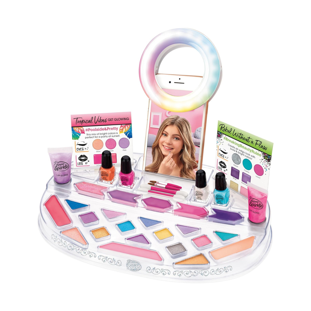 Shimmer 'n Sparkle Selfie Time Light Up Beauty Studio Multicolor Age-8 Years & Above