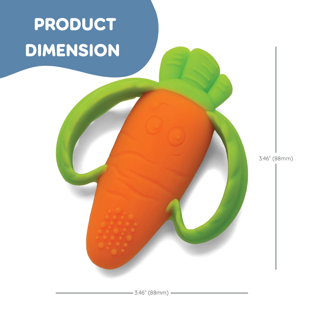 Infantino Good Bites Textured Carrot Teether 0M+