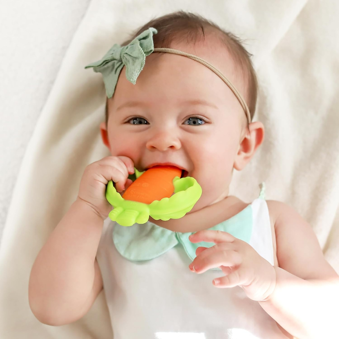 Infantino Good Bites Textured Carrot Teether 0M+