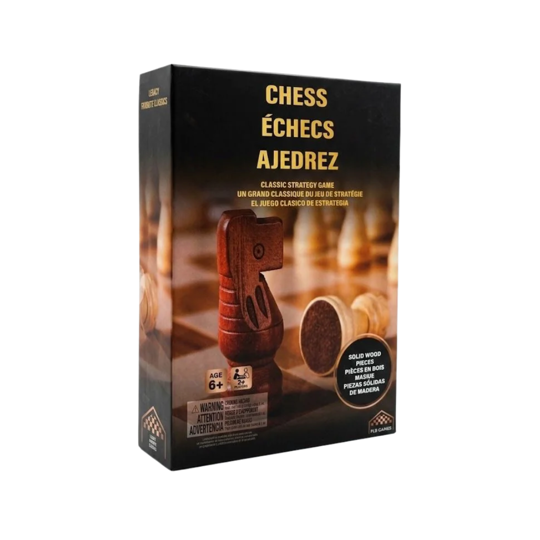 Chess Game Wooden Version Classic Wooden Board Game for Kids & Family, Strategy Indoor Game,  Age- 5 Years & Above