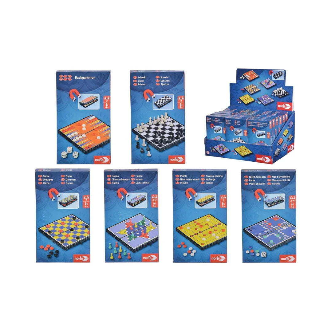 Noris Magnet-Travel Games 6 Assortment Multicolor Age-3 Years & Above