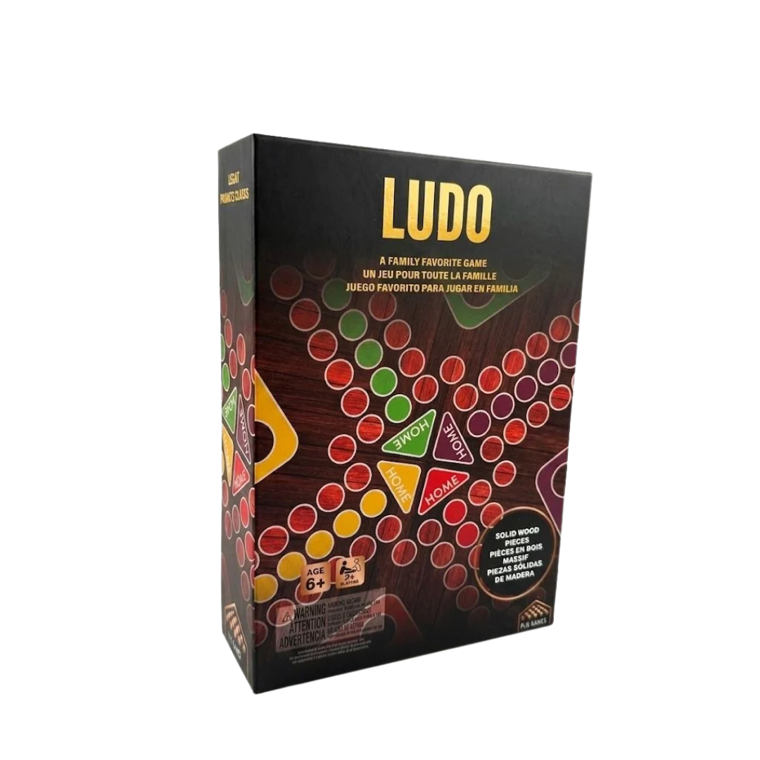 Ludo Game Wooden Version Classic Wooden Board Game for Kids & Family, Strategy Indoor Game,  Age- 5 Years & Above