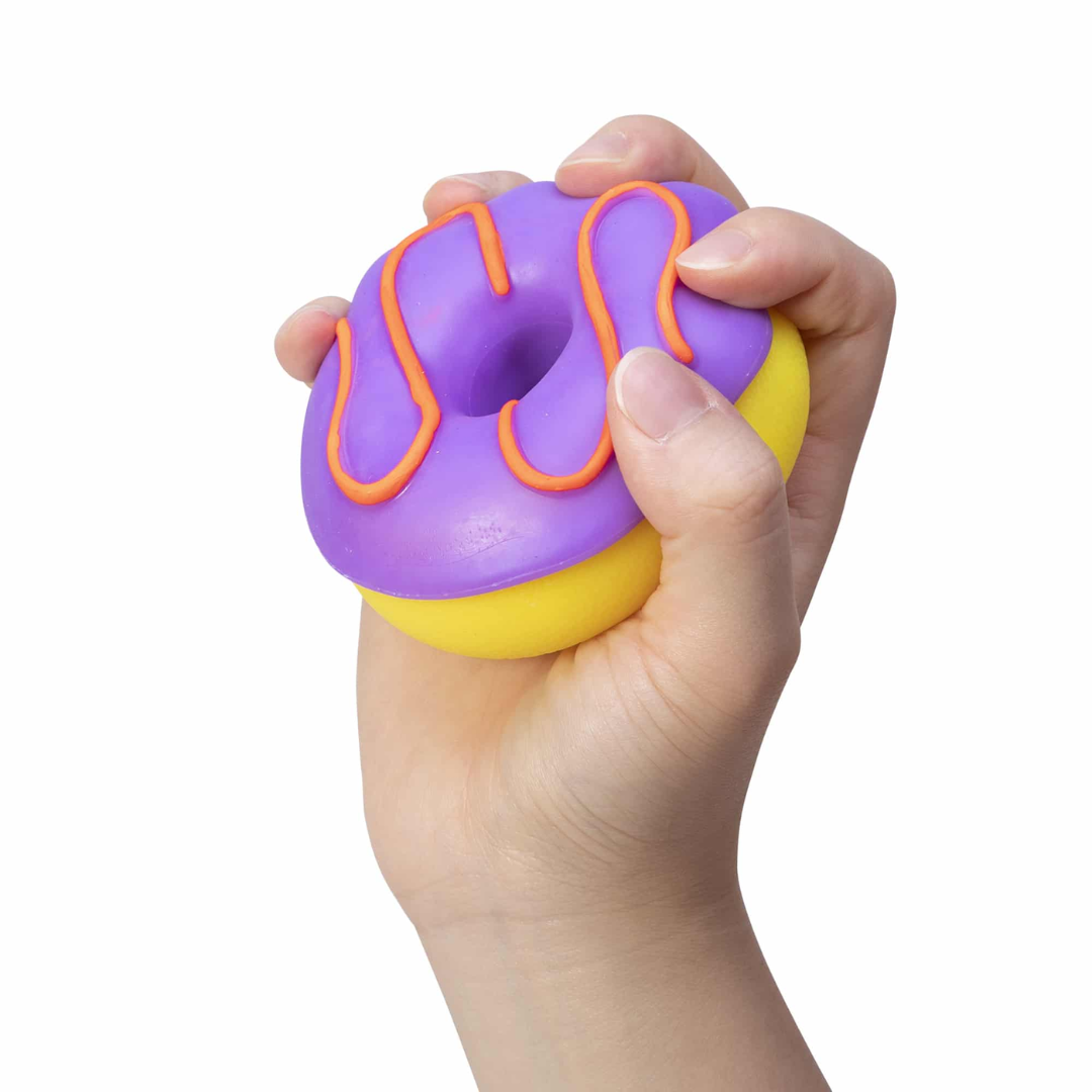 Pibi Colorful Donuts Fidget Squishy Toy Assorted Pack of 1 PEE2402 Age- 3 Years & Above