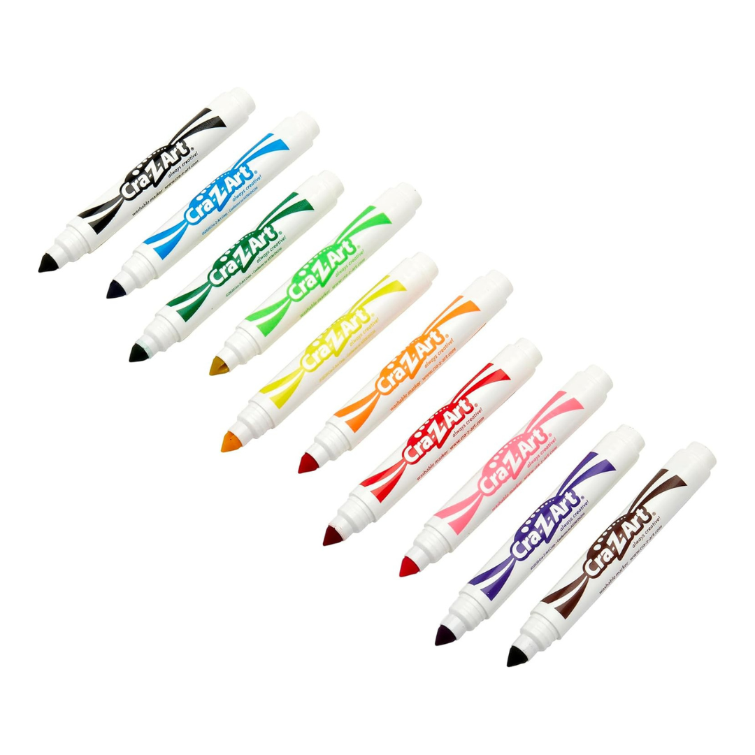 Cra-Z-Art 10 Super Washable Markers Multicolor Age- 3 Years & Above