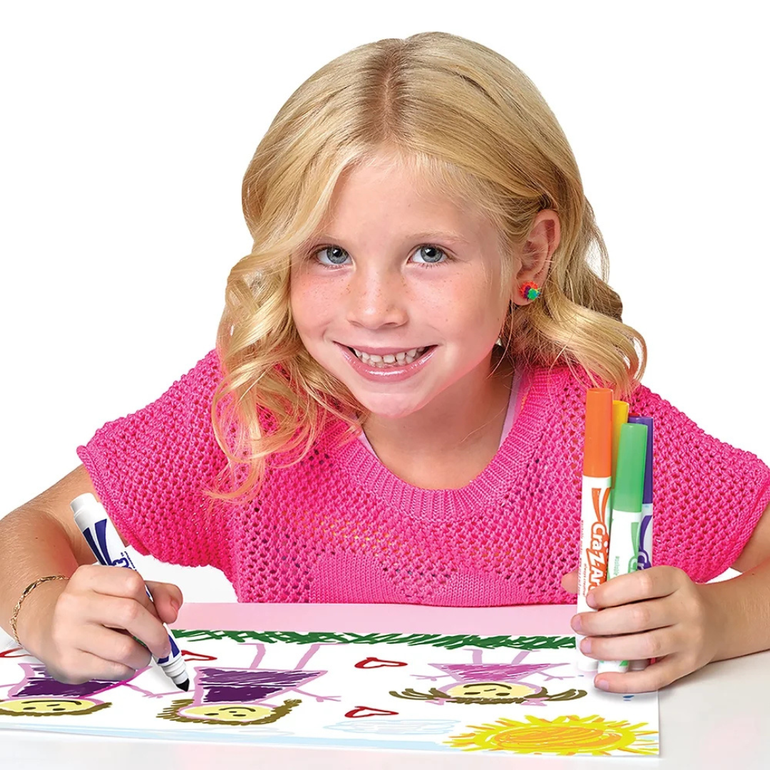 Cra-Z-Art 10 Super Washable Markers Multicolor Age- 3 Years & Above