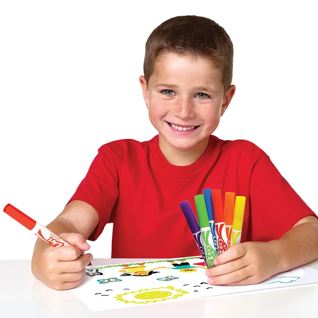 Cra-Z-Art 10 Super Washable Markers Multicolor Age- 3 Years & Above