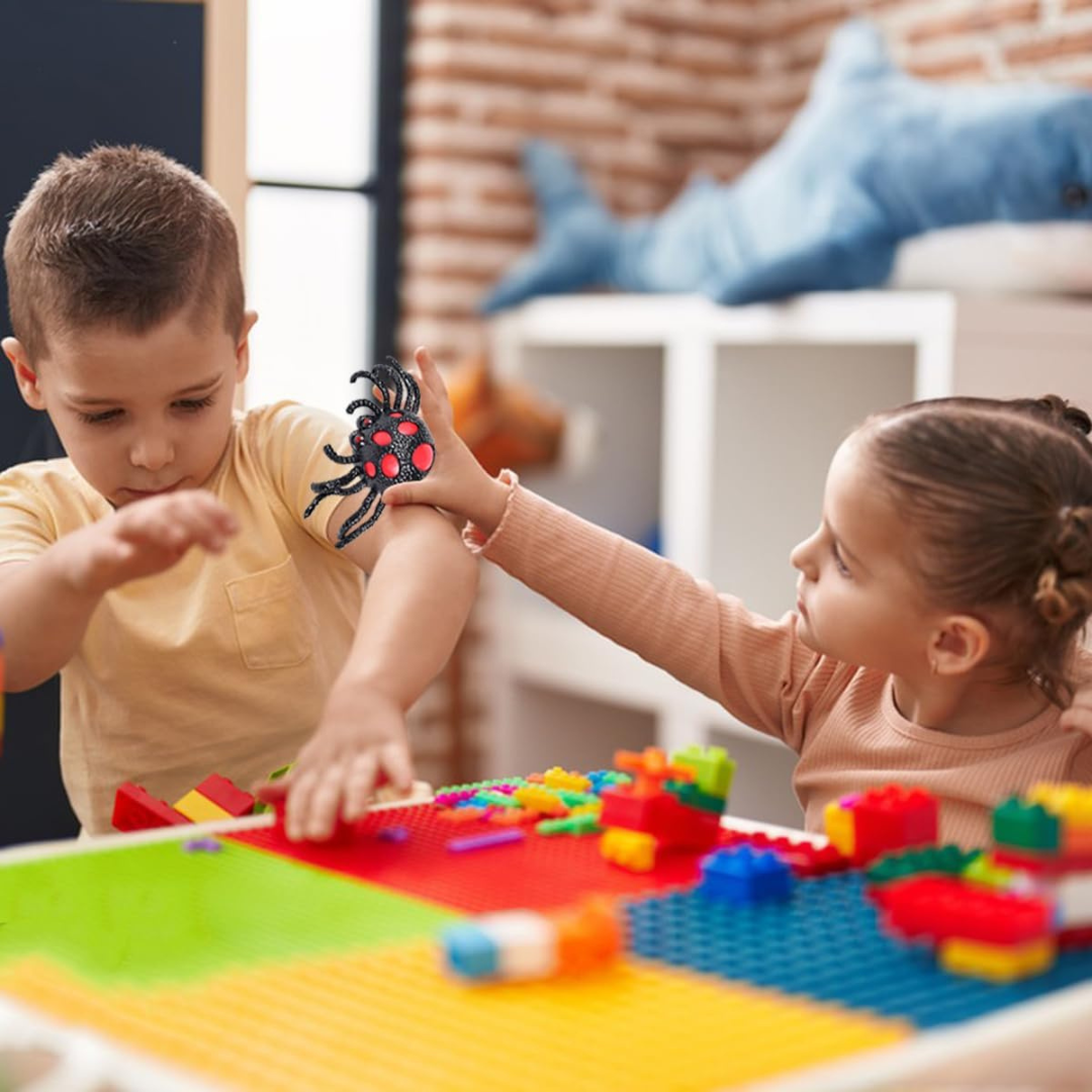 Pibi Spider Fidget Squishy Toy 15X8Cm Multicolor Assorted Pack of 1 Age- 3 Years & Above