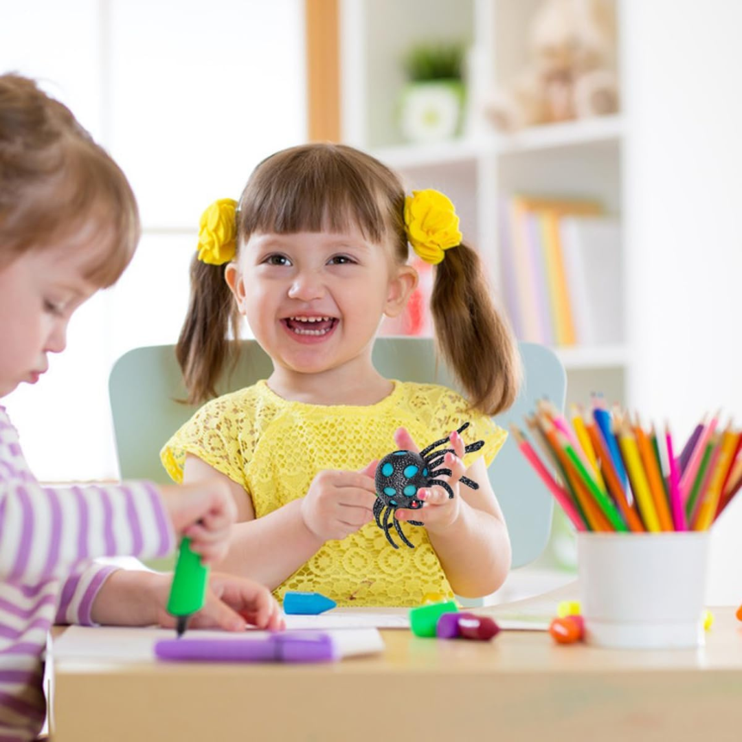 Pibi Spider Fidget Squishy Toy 15X8Cm Multicolor Assorted Pack of 1 Age- 3 Years & Above