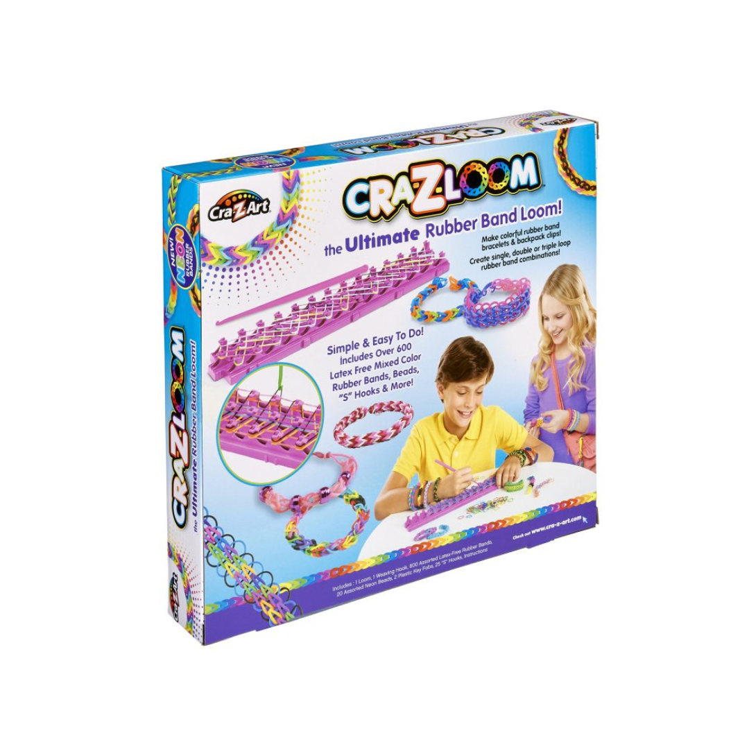Cra-Z-Loom Ultimate Rubber Band Loom (assorted) Multicolor Age-8 Years & Above