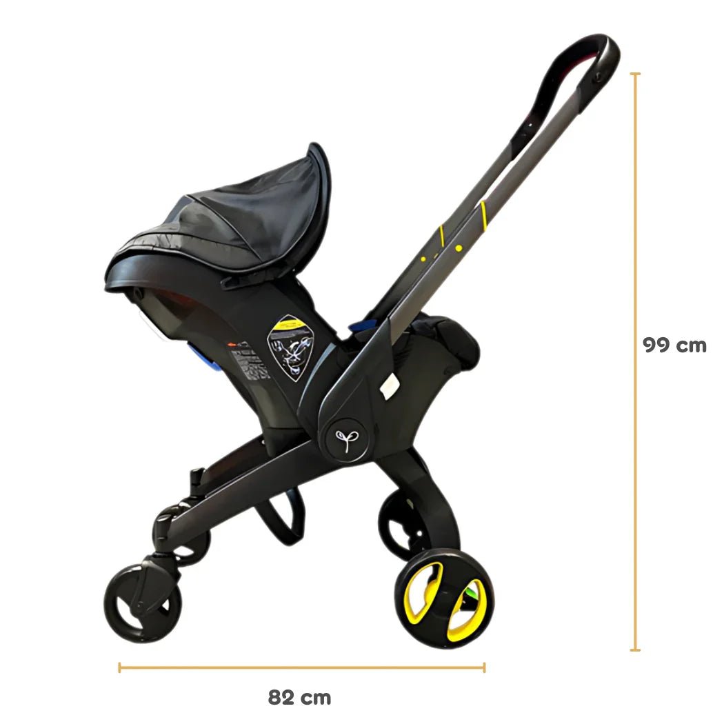 4 in 1 car seat stroller Pibi 4 in 1 Baby Stroller- Baby Cradle, Baby Basket, Carseat and Stroller (Holds upto 13 Kgs) Age- Newborn & Above