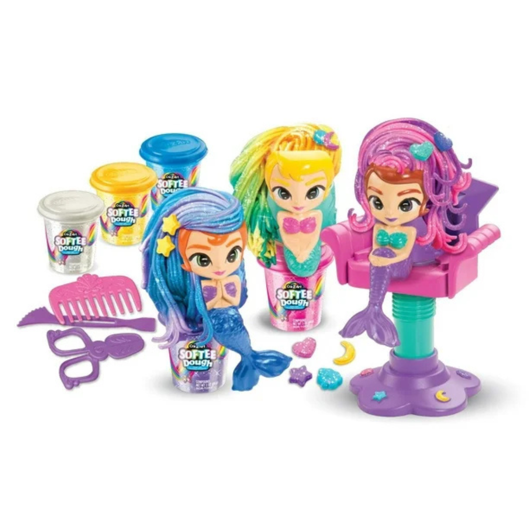 Softee Dough Sparkling Mermaid Stylin Salon Multicolor Age- 3 Years & Above