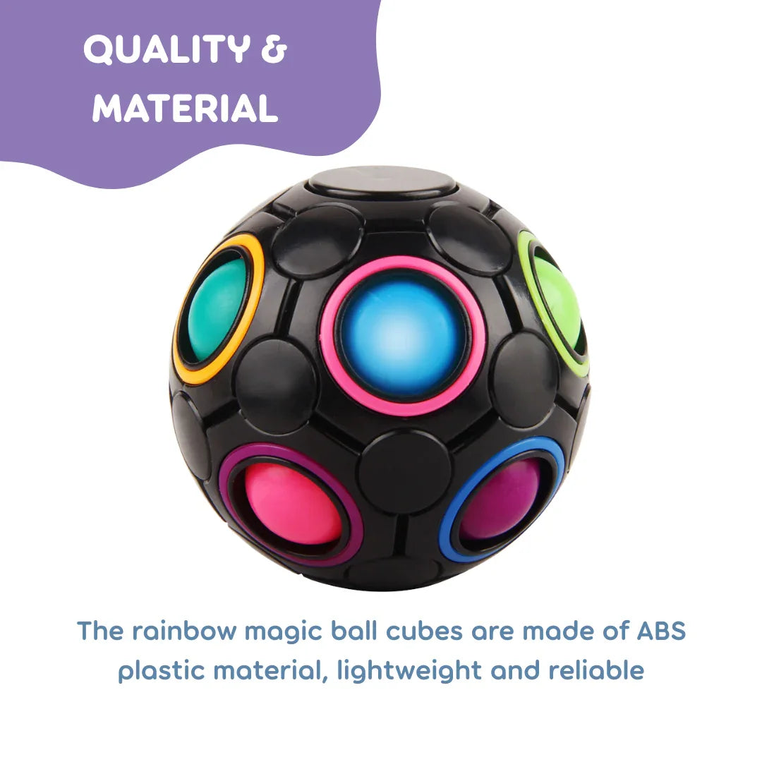 Pibi Football Fidget Cube 7X7X7Cm Multicolor Assorted Pack of 1 Age- 3 Years & Above