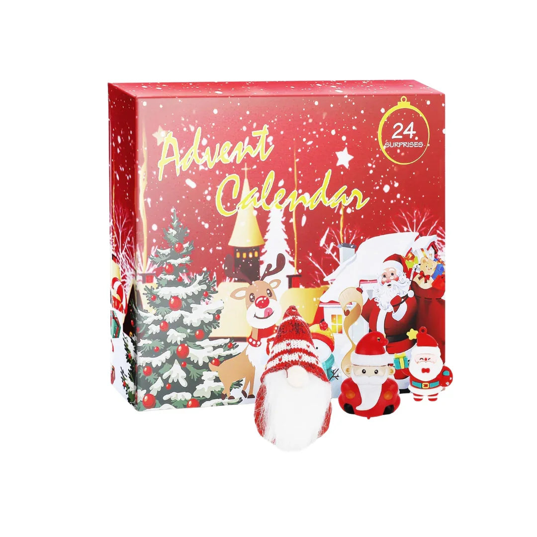 Pibi Merry Christmas & Santa Claus Fidget Toys Gift Set Red Age- 3 Years & Above