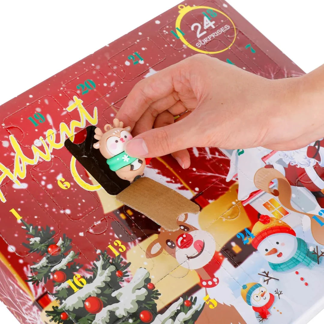 Pibi Merry Christmas & Santa Claus Fidget Toys Gift Set Red Age- 3 Years & Above