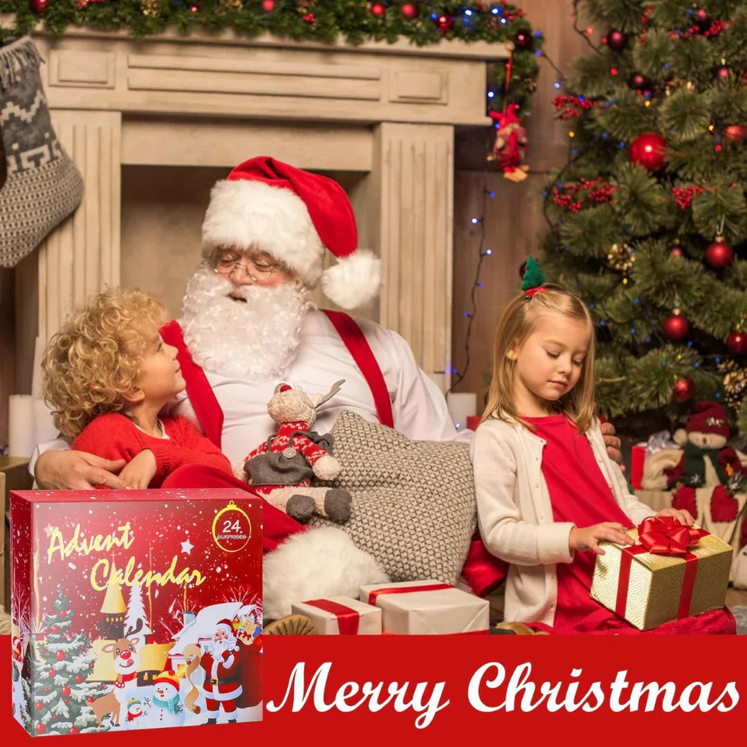 Pibi Merry Christmas & Santa Claus Fidget Toys Gift Set Red Age- 3 Years & Above