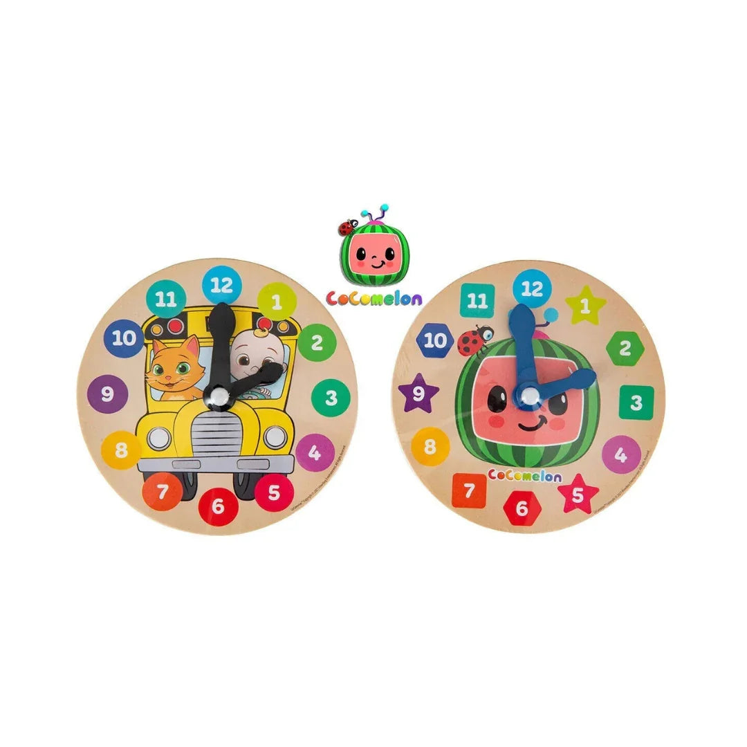 Cocomelon My First Wooden Clock Assorted Age-3 Years & Above
