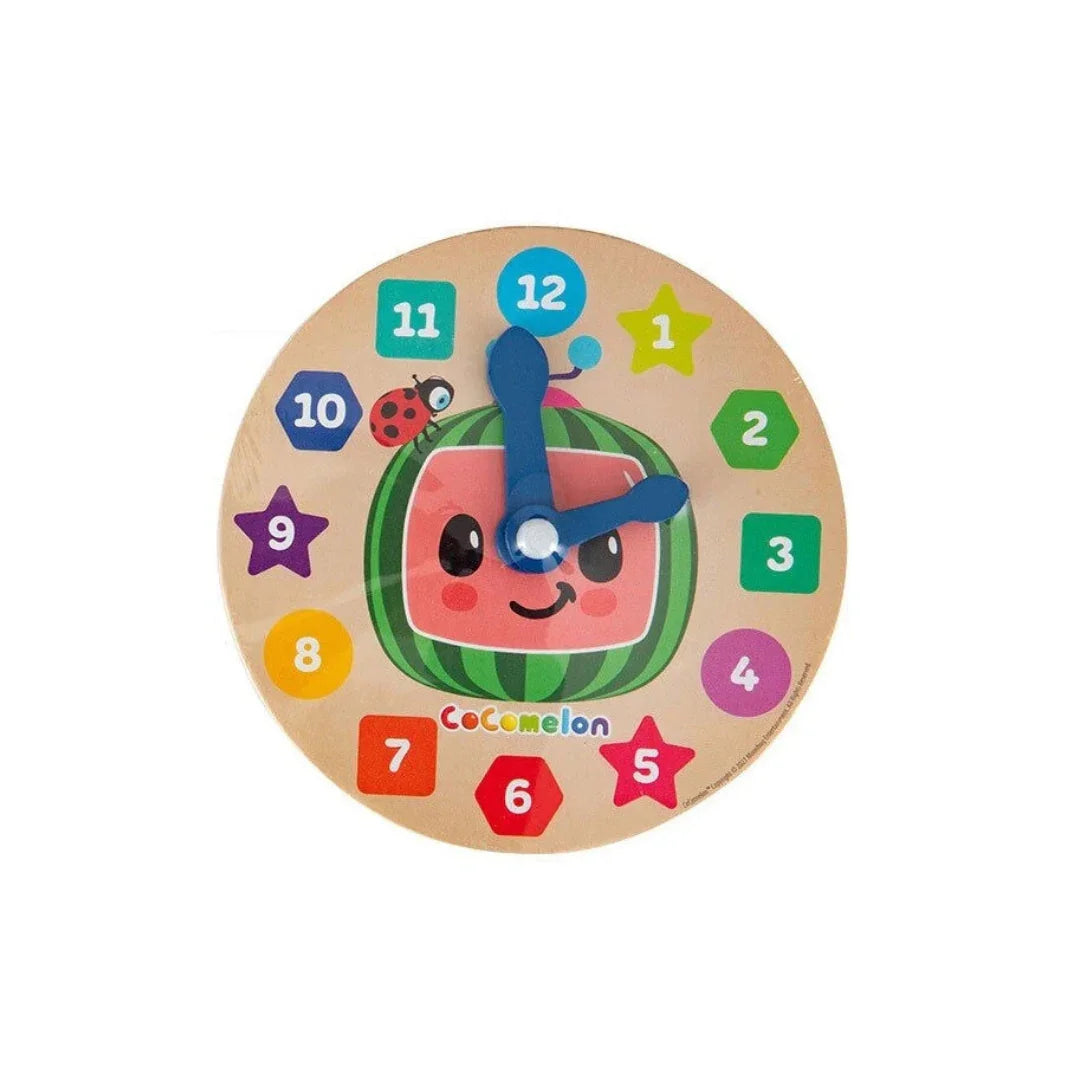 Cocomelon My First Wooden Clock Assorted Age-3 Years & Above