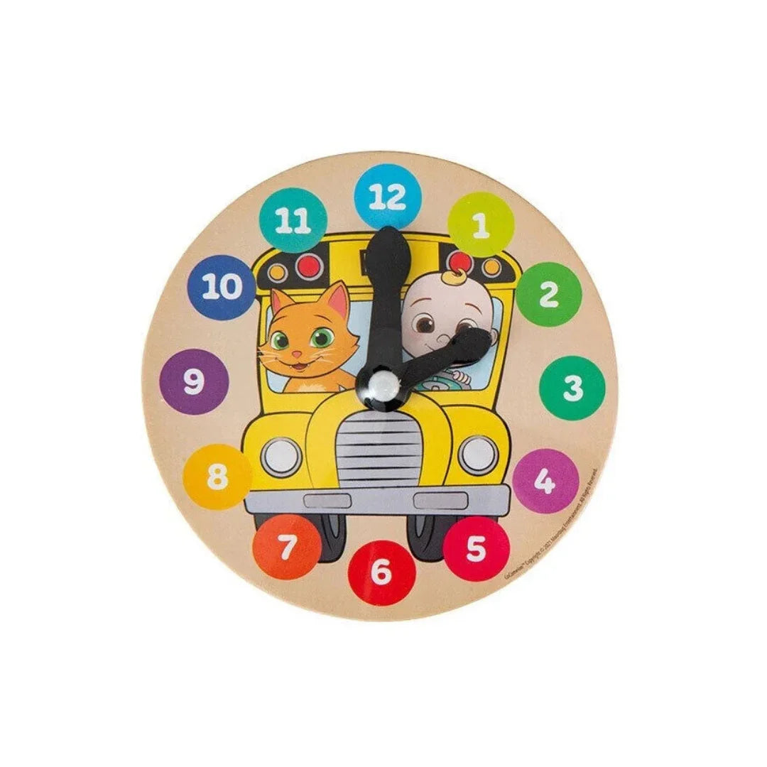 Cocomelon My First Wooden Clock Assorted Age-3 Years & Above
