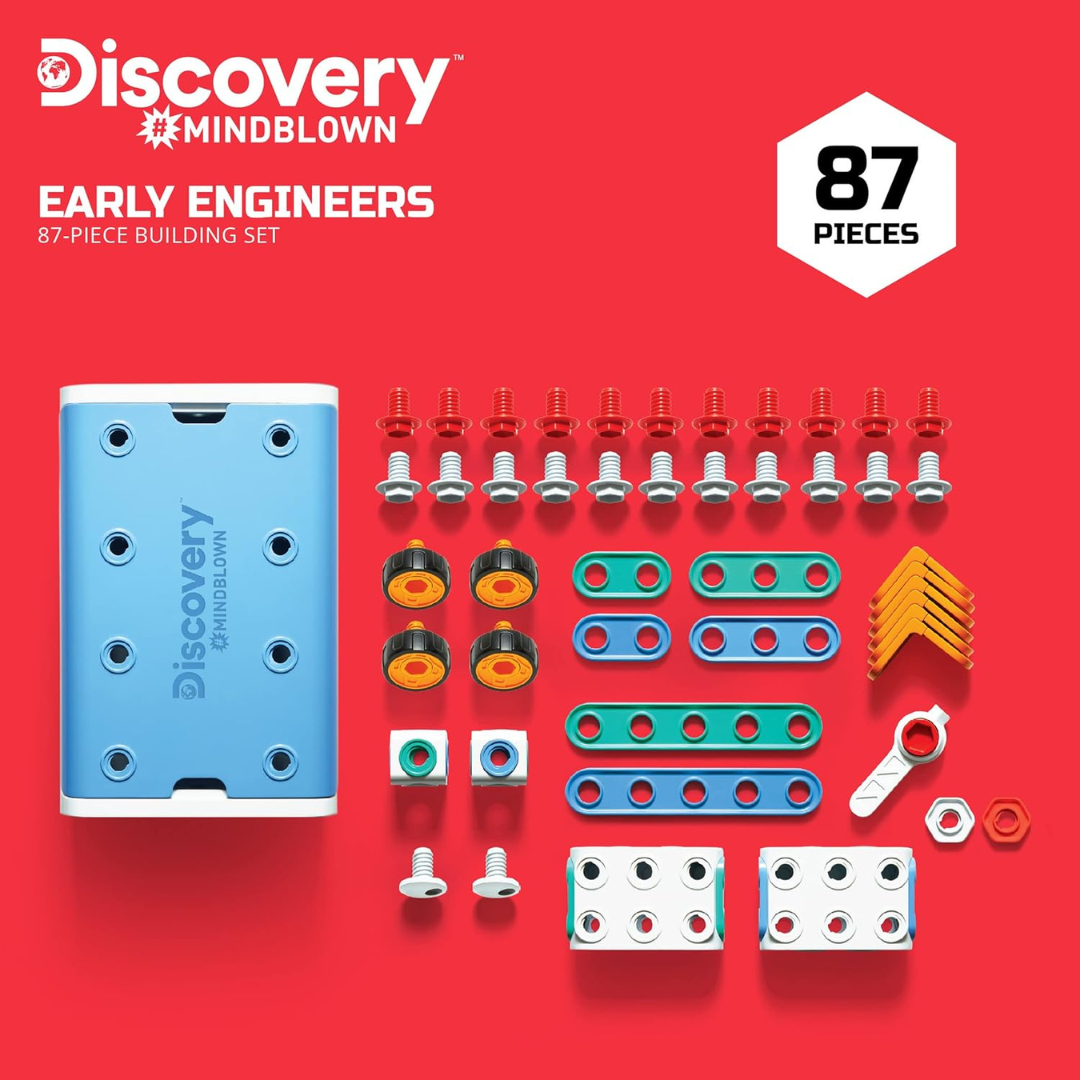 Discovery Toy My First Engineering Blocks Multicolour Age- 6 Years & Above