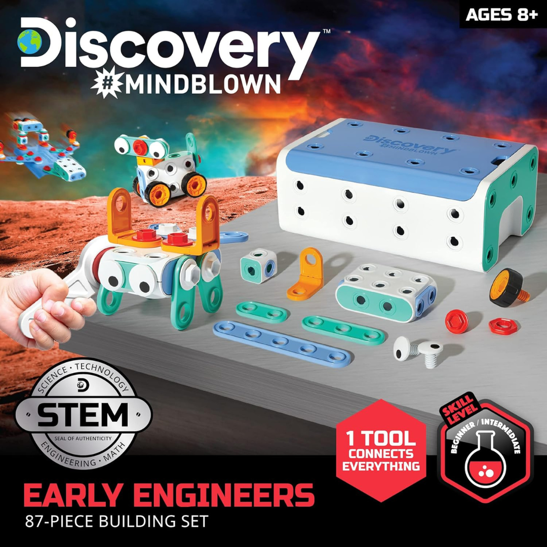 Discovery Toy My First Engineering Blocks Multicolour Age- 6 Years & Above