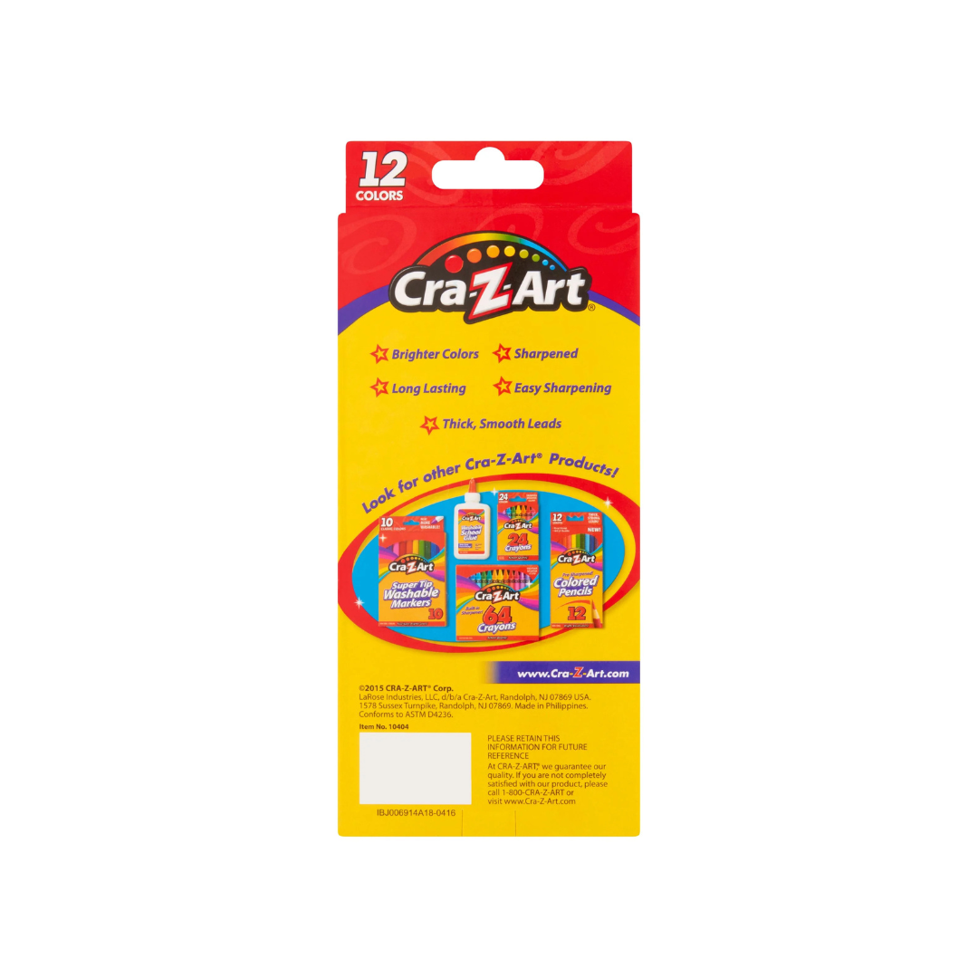 Cra-Z-Art 12 Coloured pencils Multicolor Age- 3 Years & Above