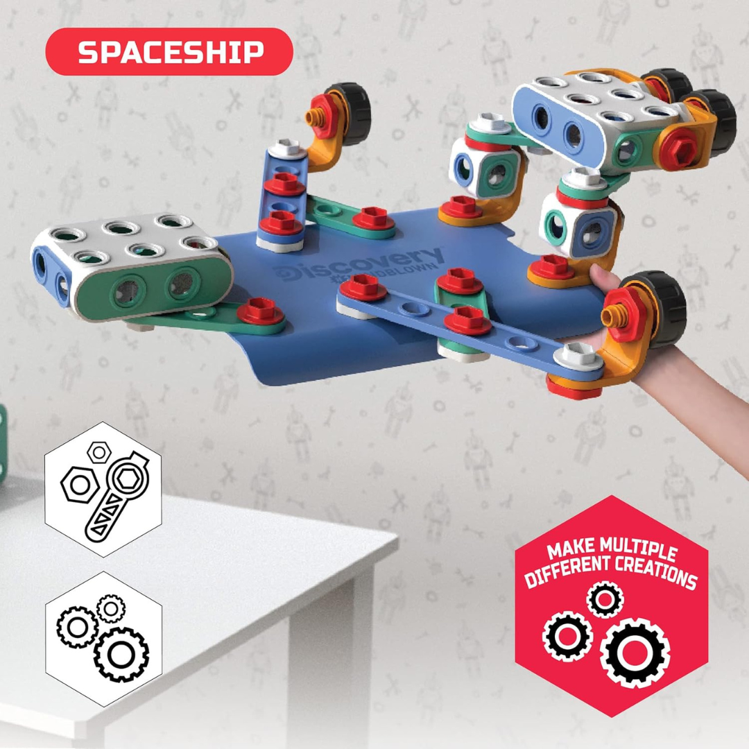 Discovery Toy My First Engineering Blocks Multicolour Age- 6 Years & Above
