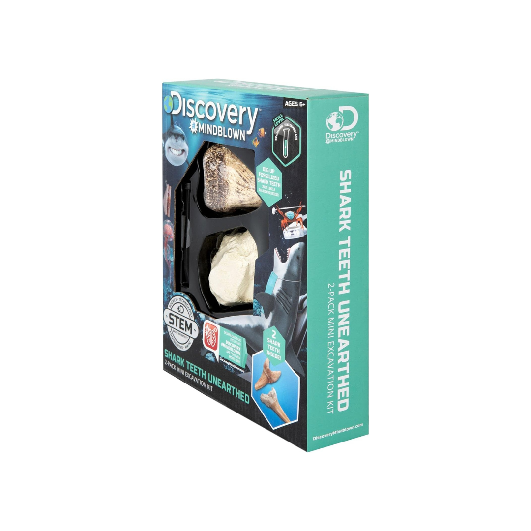 Discovery Toy Excavation Kit Mini Shark Tooth 2 Pieces Grey Age- 6 Years & Above