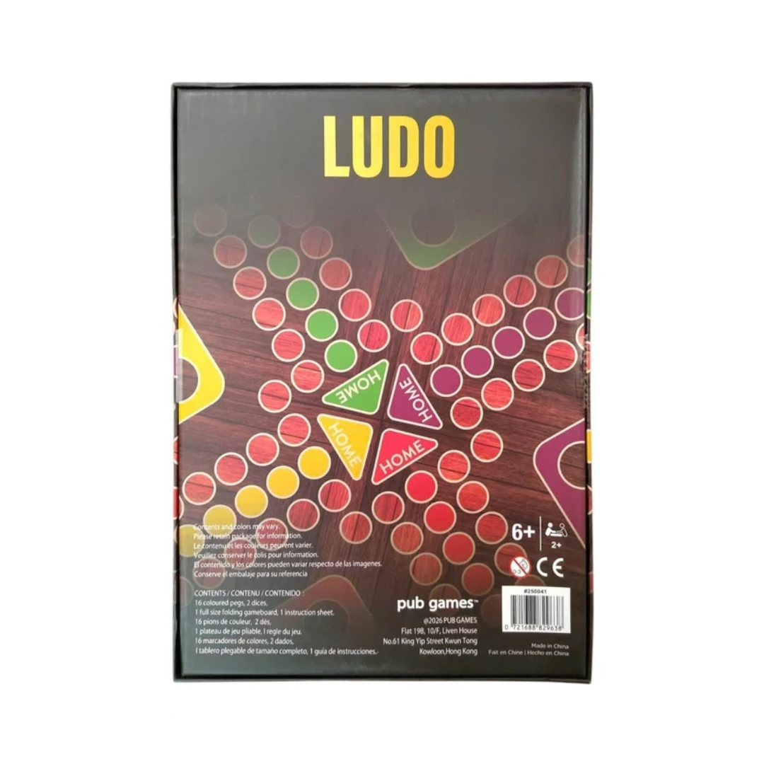 Ludo Game Wooden Version Classic Wooden Board Game for Kids & Family, Strategy Indoor Game,  Age- 5 Years & Above