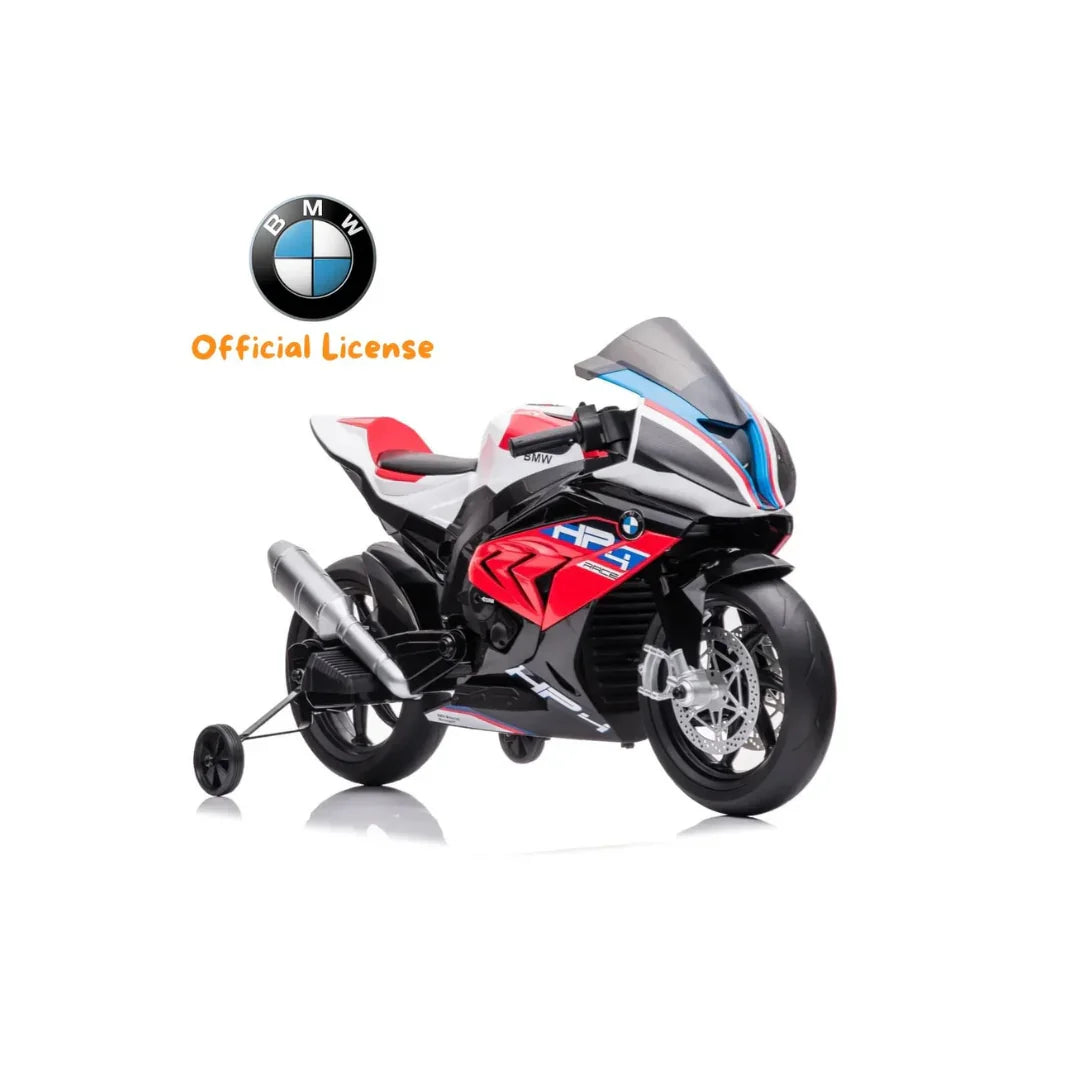 BMW Licensed 6V 1000RR Motorbike White Age- 3 Years & Above