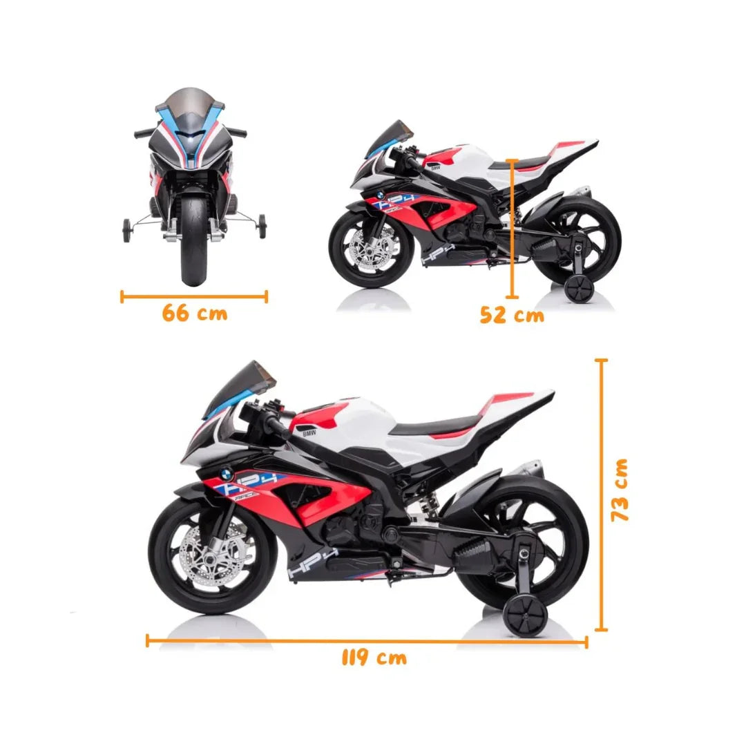 BMW Licensed 6V 1000RR Motorbike White Age- 3 Years & Above