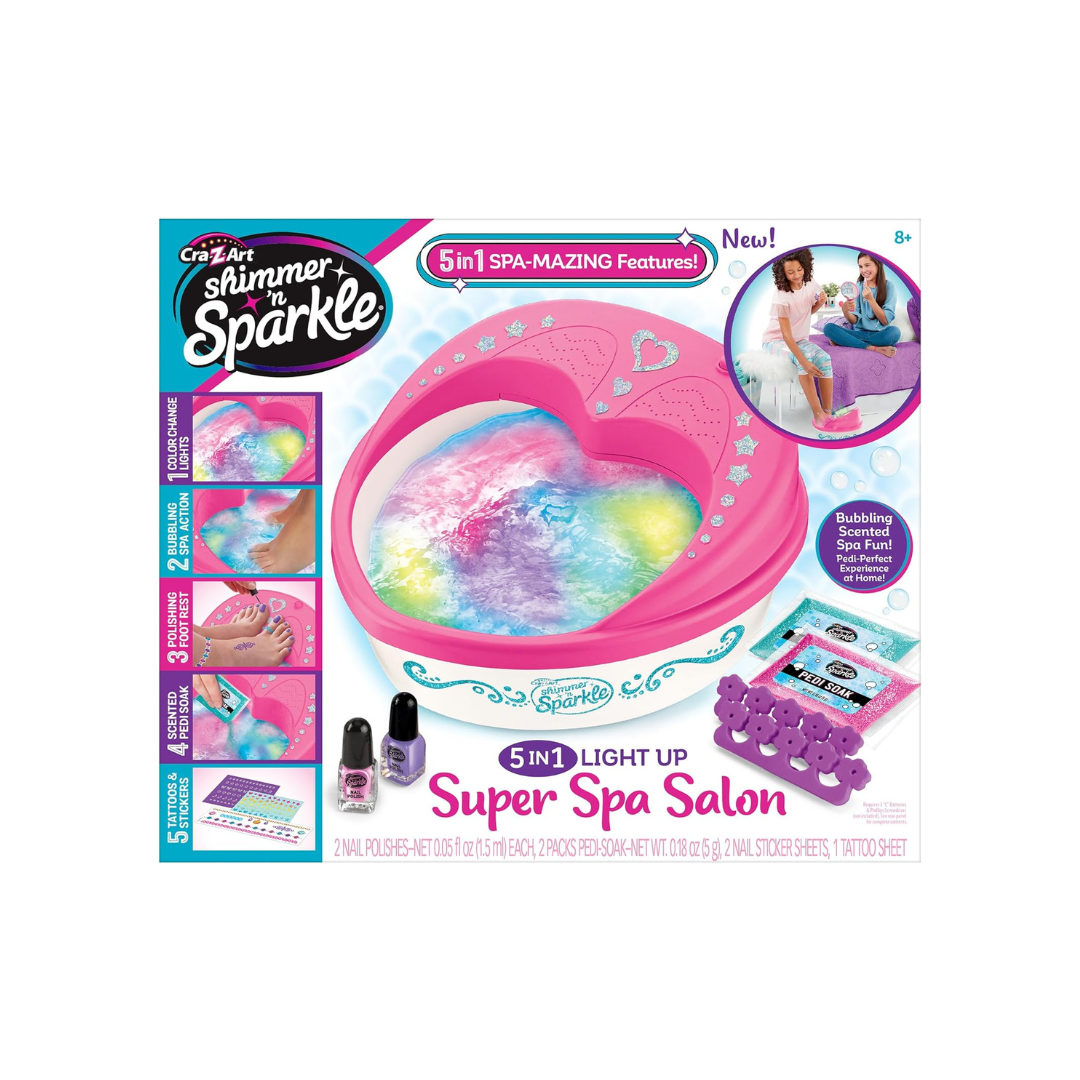Shimmer 'n Sparkle SNS 5 in 1 Light Up Super Spa Salon Multicolor Age-8 Years & Above