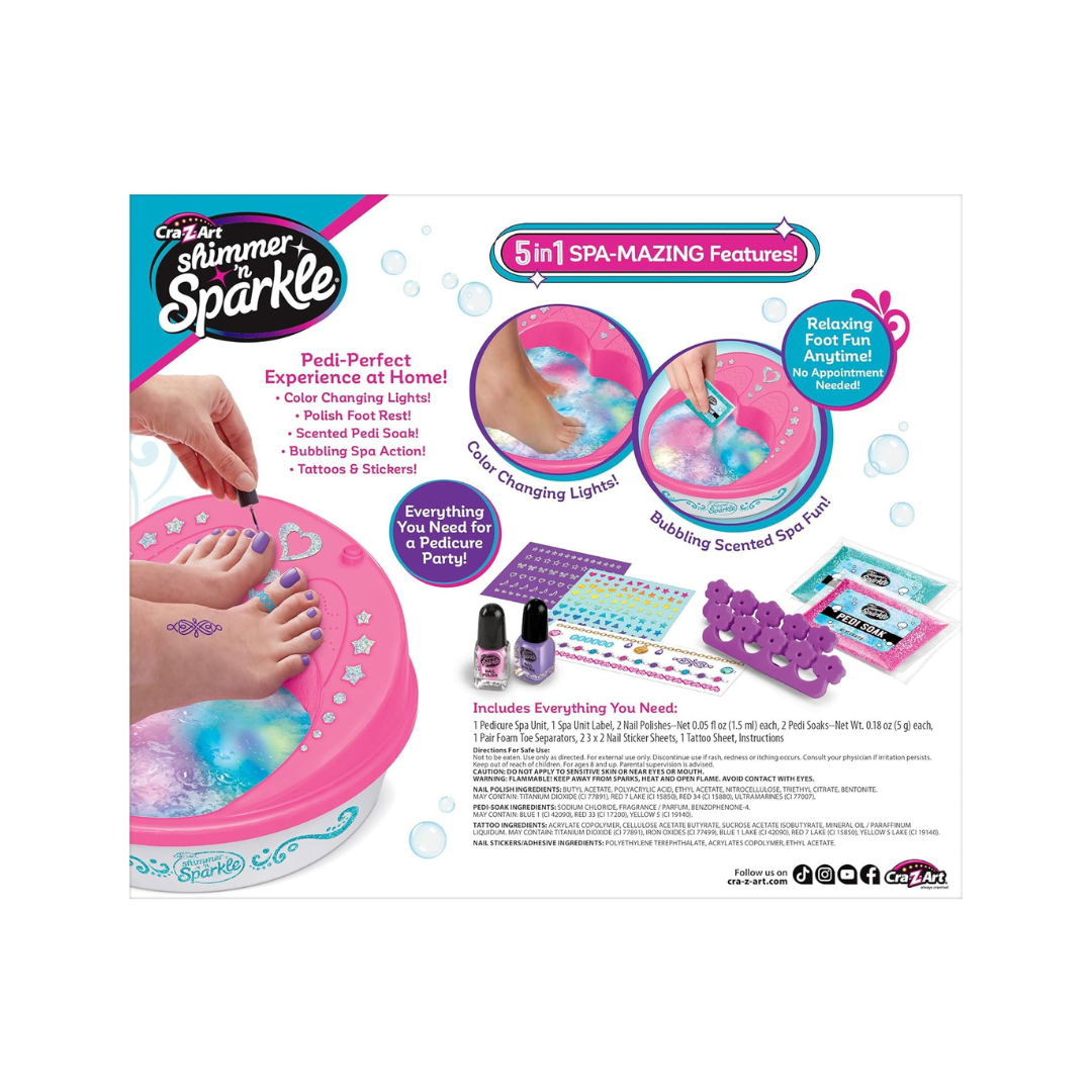 Shimmer 'n Sparkle SNS 5 in 1 Light Up Super Spa Salon Multicolor Age-8 Years & Above